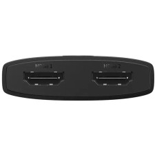 Переходник USB HUB Baseus AirJoy Series 2in1 HDMI to HDMI/HDMI (B01331105) черный