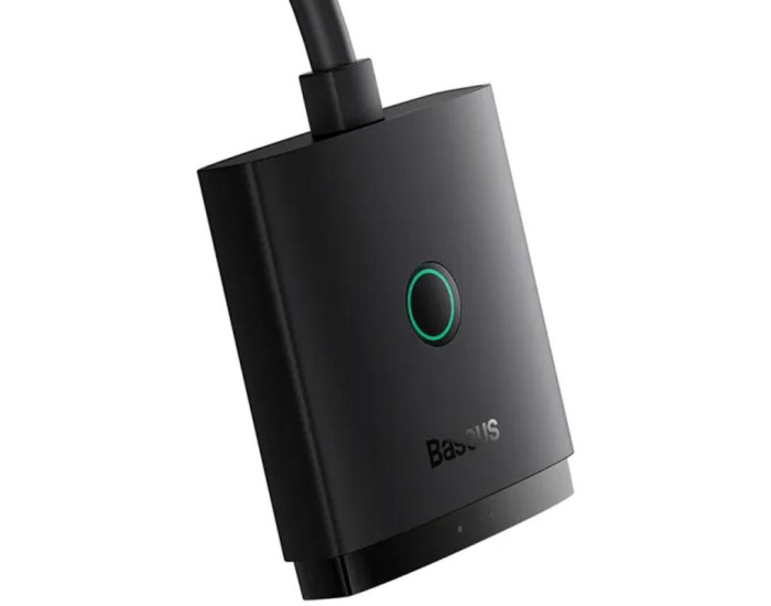 Переходник USB HUB Baseus AirJoy Series 2in1 HDMI to HDMI/HDMI (B01331105) черный