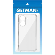 Чехол-силикон Getman Ease logo усиленные углы Poco X7 Pro, прозрачный