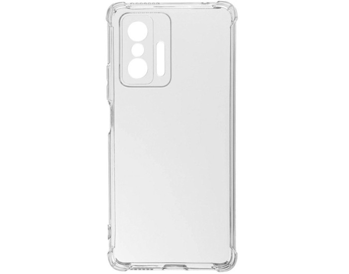 Чохол-силікон Getman Ease logo посилені кути Xiaomi Mi11T /Mi11T Pro, Прозорий