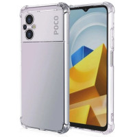 Чехол-силикон Getman Ease logo усиленные углы Xiaomi Poco M5, прозрачный