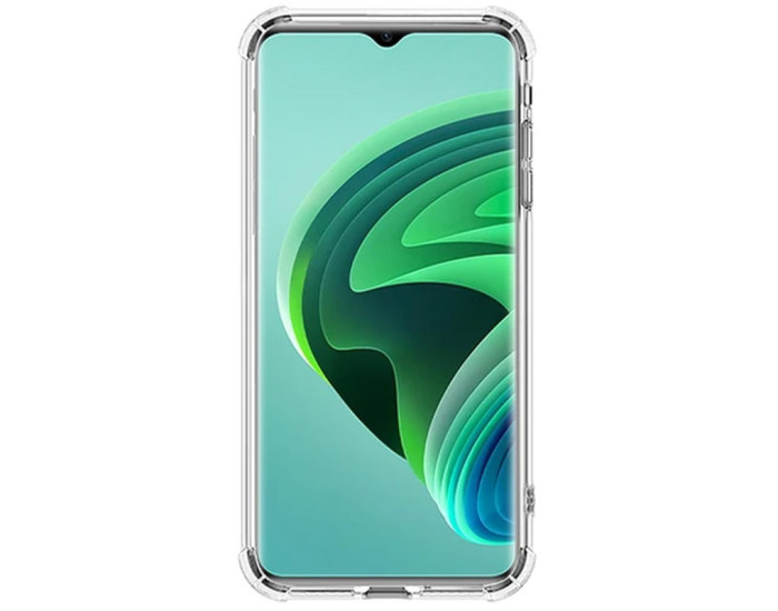 Чохол-силікон Getman Ease logo посилені кути Xiaomi Redmi Note 11E, Прозорий