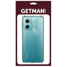 Чохол-силікон Getman Ease logo посилені кути Xiaomi Redmi Note 11E, Прозорий