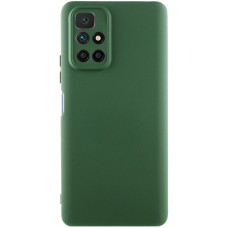 Чехол-силикон Getman Liquid Silk Full Camera Xiaomi Redmi 10 (Зеленый / Dark green)