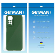 Чехол-силикон Getman Liquid Silk Full Camera Xiaomi Redmi 10 (Зеленый / Dark green)