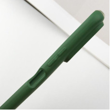 Чехол-силикон Getman Liquid Silk Full Camera Xiaomi Redmi 10 (Зеленый / Dark green)