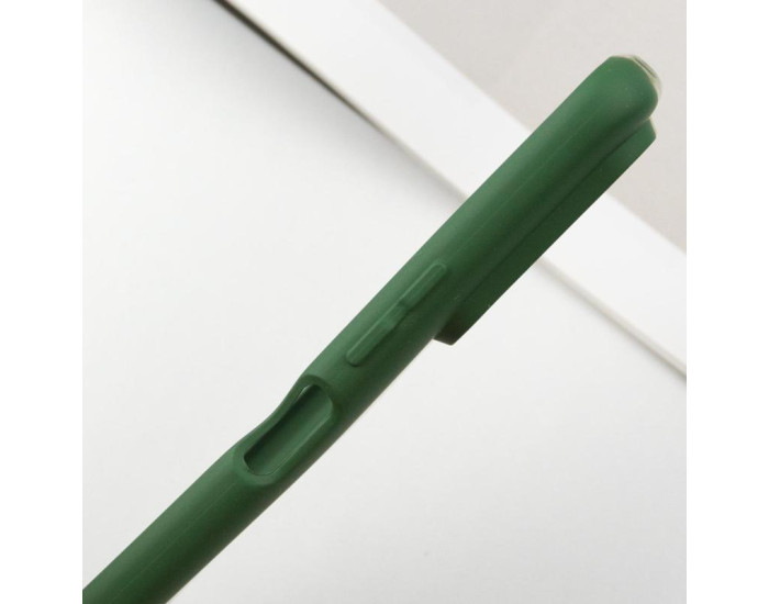 Чехол-силикон Getman Liquid Silk Full Camera Xiaomi Redmi 10 (Зеленый / Dark green)