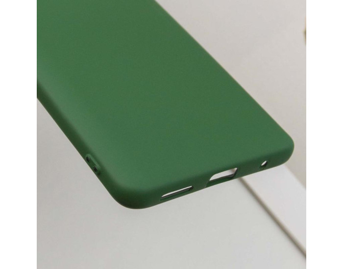 Чехол-силикон Getman Liquid Silk Full Camera Xiaomi Redmi 10 (Зеленый / Dark green)