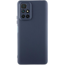 Чехол-силикон Getman Liquid Silk Full Camera Xiaomi Redmi 10, темно-синий