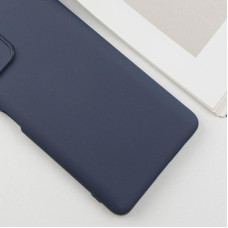 Чехол-силикон Getman Liquid Silk Full Camera Xiaomi Redmi 10, темно-синий