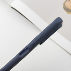 Чехол-силикон Getman Liquid Silk Full Camera Xiaomi Redmi 10, темно-синий