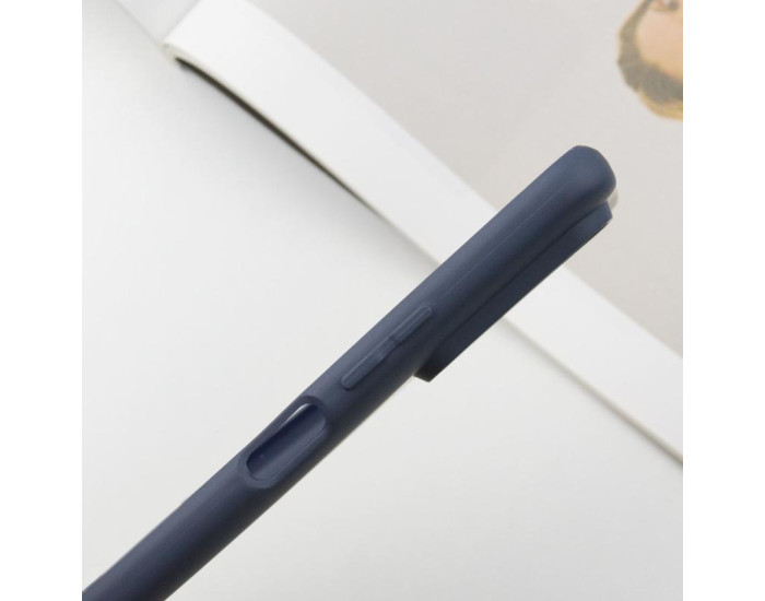 Чехол-силикон Getman Liquid Silk Full Camera Xiaomi Redmi 10, темно-синий