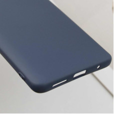 Чехол-силикон Getman Liquid Silk Full Camera Xiaomi Redmi 10, темно-синий
