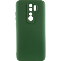 Чехол-силикон Getman Liquid Silk Full Camera Xiaomi Redmi 9 (Зеленый / Dark green)