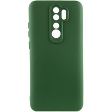 Чехол-силикон Getman Liquid Silk Full Camera Xiaomi Redmi 9 (Зеленый / Dark green)