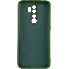 Чехол-силикон Getman Liquid Silk Full Camera Xiaomi Redmi 9 (Зеленый / Dark green)