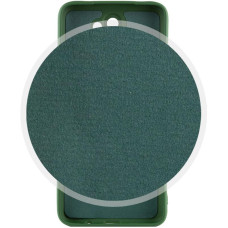 Чехол-силикон Getman Liquid Silk Full Camera Xiaomi Redmi 9 (Зеленый / Dark green)
