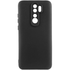 Чехол-силикон Getman Liquid Silk Full Camera Xiaomi Redmi 9 (Черный / Black)