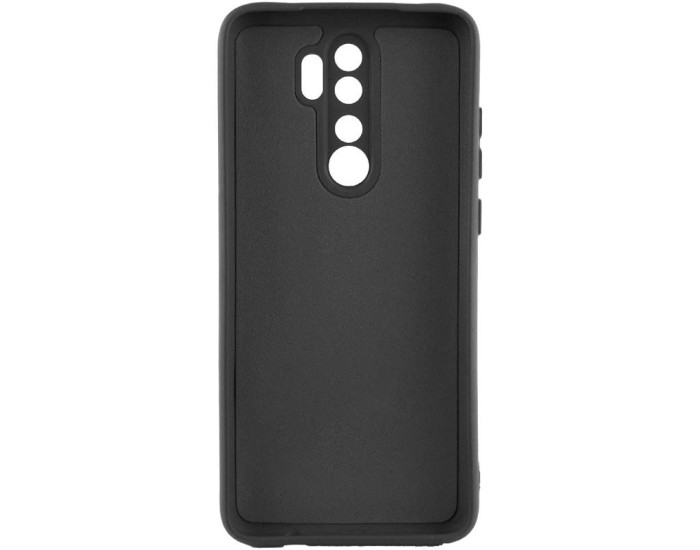 Чехол-силикон Getman Liquid Silk Full Camera Xiaomi Redmi 9 (Черный / Black)