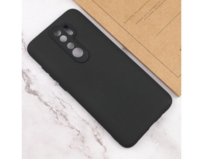Чехол-силикон Getman Liquid Silk Full Camera Xiaomi Redmi 9 (Черный / Black)