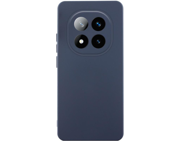 Чехол-силикон Getman Liquid Silk Full Camera Xiaomi Redmi Note 15 Pro 5G, темно-синий