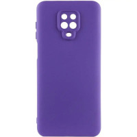 Чехол-силикон Getman Liquid Silk Full Camera Xiaomi Redmi Note 9 Pro /Note 9s, ультра-фиолетовый
