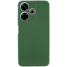Чехол-силикон Getman Liquid Silk Xiaomi Redmi 13 4G /Poco M6 4G (Зеленый / Dark Green)