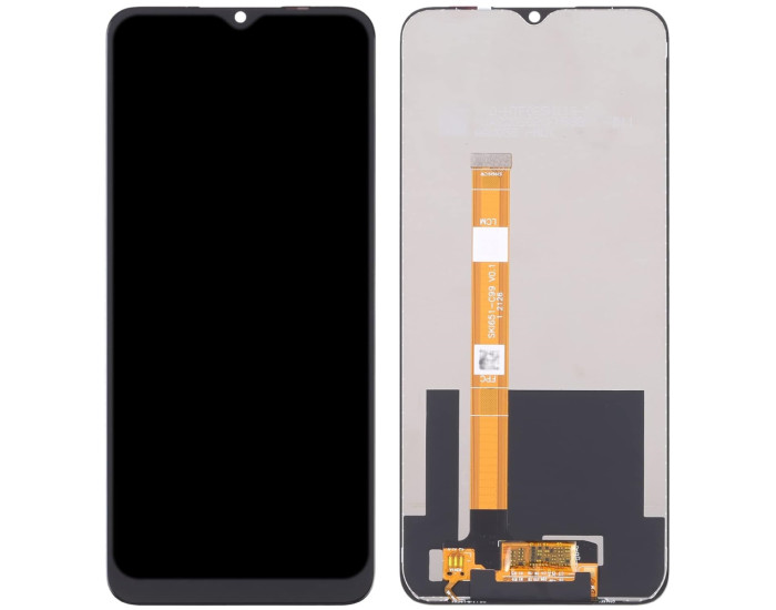 Дисплей з сенсорним екраном (модуль) Realme C21Y /C25Y, чорний, оригінал