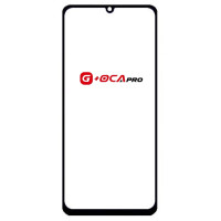 Стекло фронтальное с OCA пленкой Samsung A075 Galaxy A07, черное, оригинал G+OCA-PRo