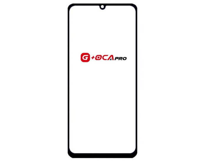 Стекло фронтальное с OCA пленкой Samsung A075 Galaxy A07, черное, оригинал G+OCA-PRo