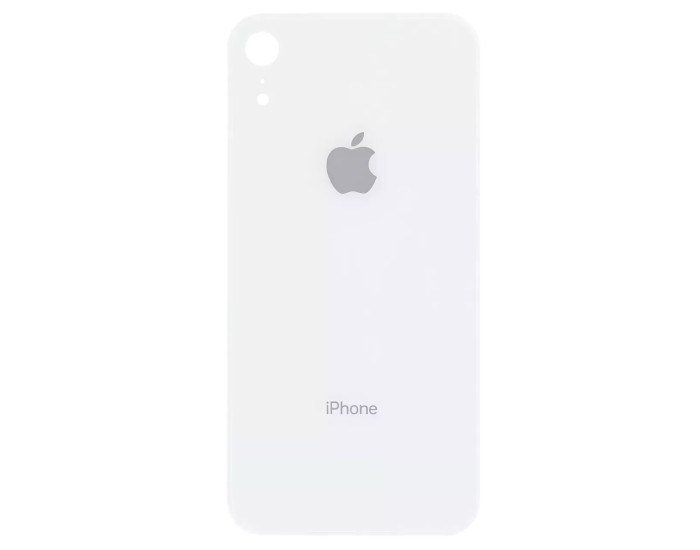 Задня панель корпуси для iPhone XR, біла (Big Hole) оригінал