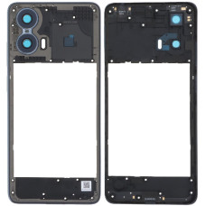 Рамка крепления корпуса Motorola XT2425-4 Moto G24 Power, синяя со стеклом камеры