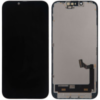 Дисплей з сенсорним екраном (модуль) iPhone 14, чорний, TFT JK