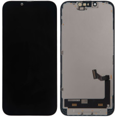 Дисплей з сенсорним екраном (модуль) iPhone 14, чорний, TFT JK