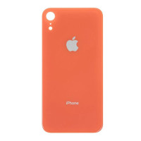 Задня панель корпуси для iPhone XR, коралова (Big Hole) оригінал