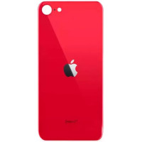 Задняя панель корпуса для iPhone SE 2020, красная (Big Hole) оригинал