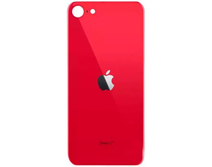 Задня панель корпуси для iPhone SE 2020, червона (Big Hole) оригінал
