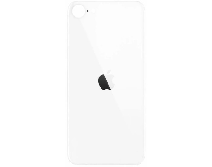 Задня панель корпуси для iPhone SE 2020, біла (Big Hole) оригінал