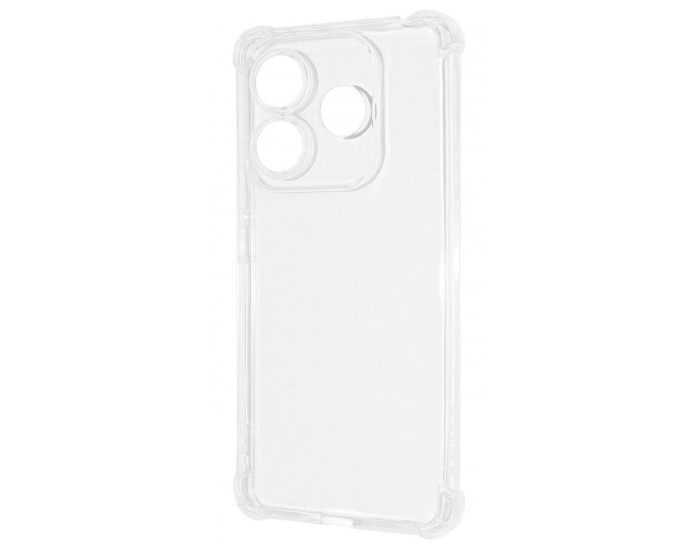 Чехол-силикон WXD 0.8 mm HQ Xiaomi Redmi Note 14 5G, прозрачный