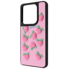 Чехол-силикон WAVE Doodle Case Xiaomi Redmi Note 14 4G (GL) Peach