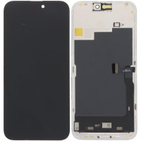 Дисплей с сенсорным экраном (модуль) iPhone 15 Pro Max, черный, Soft DD (привязывается к iOS 26)