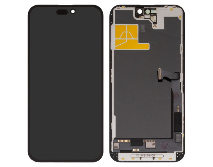 Дисплей с сенсорным экраном (модуль) iPhone 14 Pro Max, черный, Soft DD (можно паять микросхему)