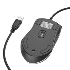 Мышь проводная Hoco GM19 RGB, Black