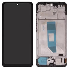 Дисплей с сенсорным экраном (модуль) Xiaomi Redmi Note 14 4G, EU Version 161.5mm  черный с рамкой, TFT