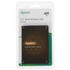 Накопитель SSD диск Apacer AS340X 480GB 2.5" 7mm SATAIII 3D NAND (550/520 MB/sec) (Read/Write)