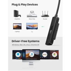 Внешний карман для накопителя UGREEN CM321 USB-A to 2.5-Inch SATA Converter 50cm (UGR-70609)