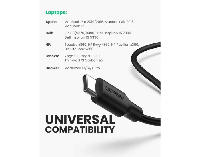 Зовнішній кишеня для накопичувача UGREEN CM321 USB-C 3.0 to 2.5-Inch SATA Converter 50cm (UGR-70610)