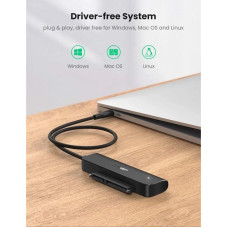 Внешний карман для накопителя UGREEN CM321 USB-C 3.0 to 2.5-Inch SATA Converter 50cm (UGR-70610)