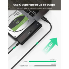 Внешний карман для накопителя UGREEN CM321 USB-C 3.0 to 2.5-Inch SATA Converter 50cm (UGR-70610)