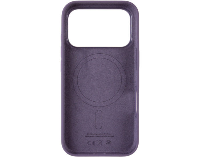Чохол-силікон оригінал Full Soft Matte with MagSafe and Animation iPhone 17 Pro, Purple fog